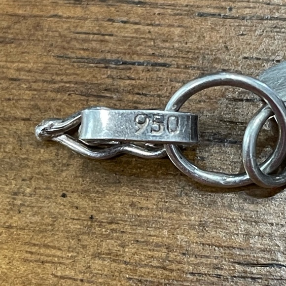 Sterling Silver 950 Abstract Bracelet - Picture 4 of 4